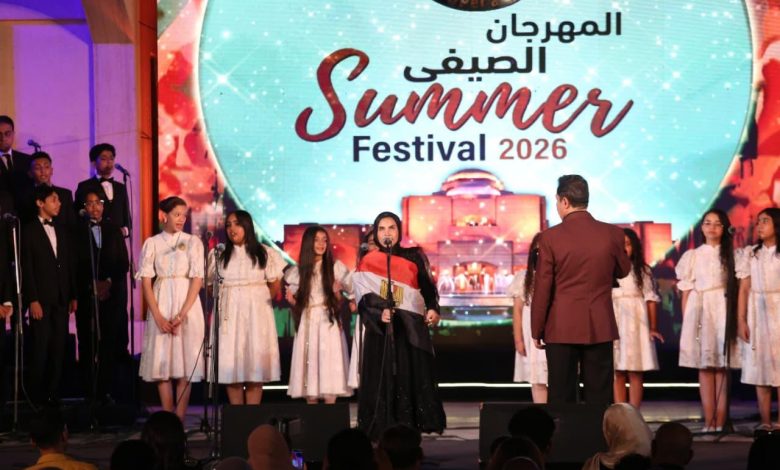 الراية المصرية تجمل مهرجان الاوبرا الصيفى فى ذكرى ثورة يوليو
