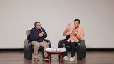 في لقاء مفتوح بمكتبة الإسكندرية الفنان أحمد عبد الوهاب