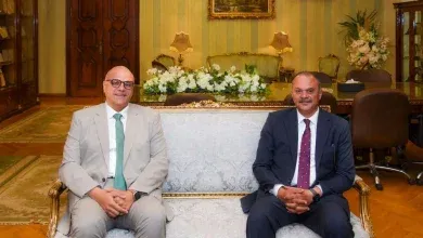 محافظ الإسكندرية يزور السيد مدير أمن الإسكندرية لتقديم التهنئة بتوليه مهام منصبه الجديد