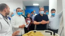 الصحة تتابع الحالة الصحية للمصابين في حادث مول أرابيلا بلازا