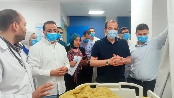 الصحة تتابع الحالة الصحية للمصابين في حادث مول أرابيلا بلازا