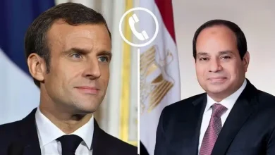 الرئيس السيسي أجري اليوم اإتصالًا هاتفيًا بالرئيس إيمانويل ماكرون