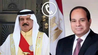 تلقى الرئيس السيسي، اليوم، إتصالاً هاتفياً من أخيه جلالة الملك حمد بن عيسى آل خليفة، عاهل مملكة البحرين.