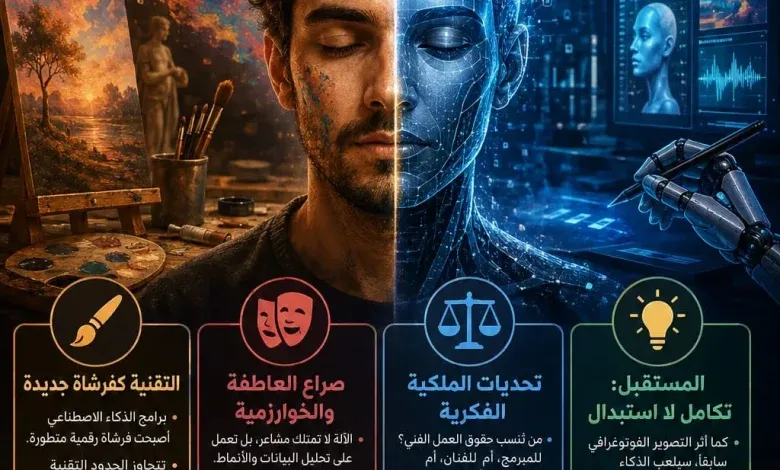 الفن في عصر الذكاء الاصطناعي: ثورة في الإبداع أم نهاية الفنان؟