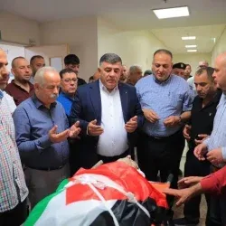 تشييع جثمان السفير الفلسطيني دياب اللوح