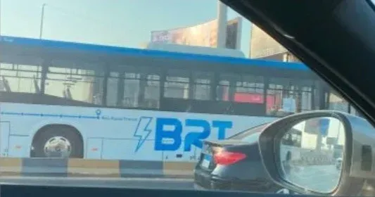 حادث داخل مسار الـBRT.. توقف الحركة بين أكاديمية الشرطة وطريق السويس