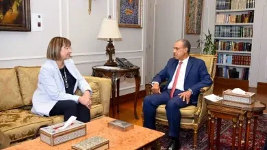 إستقبل د. بدر عبد العاطي،السيدة إلينا بانوفا، المنسق المقيم للأمم المتحدة بمصر، اليوم لتوديعيها بمناسبة انتهاء فترة عملها بمصر.