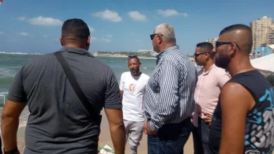 الإدارة العامة للمصايف متابعة ميدانية مستمرة على شواطئ الإسكندرية
