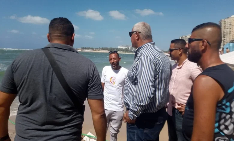 الإدارة العامة للمصايف متابعة ميدانية مستمرة على شواطئ الإسكندرية 
