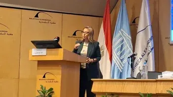 الدكتورة غادة عبد الباري، رئيس قطاع الشئون الثقافية والبعثات والمشرف على اللجنة الوطنية المصرية للتربية والعلوم والثقافة،