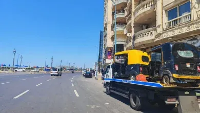 حملات مكثفة لضبط التكاتك المخالفة بطريق الكورنيش والشوارع الرئيسية بالإسكندرية