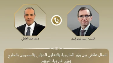 عبد العاطي ونظيره النرويجي يبحثان تطورات المنطقة وخفض التصعيد
