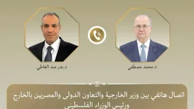عبد العاطي يبحث مع رئيس الوزراء الفلسطيني تطورات غزة وخطر مخطط E1