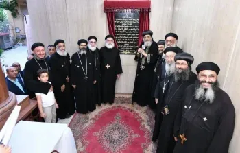 قداسة البابا تواضروس الثاني يشهد احتفالية اليوبيل الذهبي لكنيسة العذراء والبابا كيرلس عمود الدين في كيلوباترا بالإسكندرية