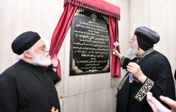 قداسة البابا تواضروس الثاني يشهد احتفالية اليوبيل الذهبي لكنيسة العذراء والبابا كيرلس عمود الدين في كيلوباترا بالإسكندرية