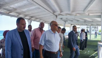محافظ الإسكندرية يتابع إزالة إحدى المنشآت بطريق الكورنيش بمنطقة سبورتنج عقب انتهاء تعاقدها