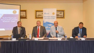 محافظ الإسكندرية يشهد فعاليات ورشة جعل المدن قادرة على الصمود أمام مخاطر التغيرات المناخية