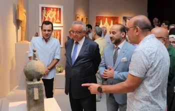 مكتبة الإسكندرية تفتتح معرض أجندة "متر × متر مساحة حرة للإبداع"