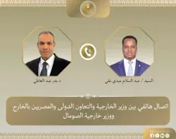 وزير الخارجية ونظيره الصومالي يبحثان تطورات الأوضاع بالصومال وتعزيز الشراكة الإستراتيجية.