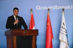 وزير الصناعة يشارك في وضع حجر الأساس لمصنع "صنجرو باور السويس"