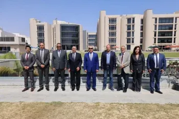 وزير النقل يتفقد فرع الأكاديمية العربية للعلوم والتكنولوجيا والنقل البحري بمدينة العلمين الجديدة