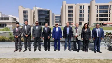 وزير النقل يتفقد فرع الأكاديمية العربية للعلوم والتكنولوجيا والنقل البحري بمدينة العلمين الجديدة