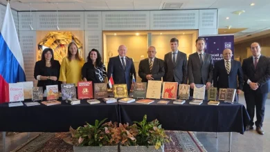 150 كتاب إهداء من المركز الثقافي الروسي إلى مكتبة الإسكندرية