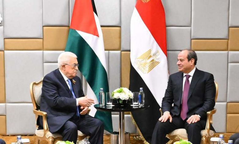  الرئيس السيسى يستقبل اليوم  الرئيس الفلسطينى  في إطار التشاور القائم مع مصر