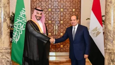 ولي عهد السعوديه ورسالة شكر للرئيس السيسي