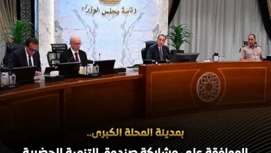 مجلس الوزراء وافق علي مشاركة صندوق التنمية الحضرية دلتا كابيتال للتطوير العقاري