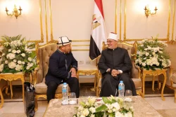 مفتي الجمهورية ورئيس الإدارة الدينية لمسلمي قيرغيزستان يبحثان تعزيز التعاون المشترك