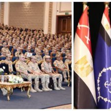 وزير الدفاع والإنتاج الحربى يلتقى بكوادر وأطقم التمريض العسكرى بالقوات المسلحة.