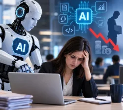 الذكاء الاصطناعي يهدد أجور بعض الموظفين