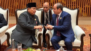 التقى السيد الرئيس عبد الفتاح السيسي، اليوم، بالرئيس برابوو سوبيانتو، رئيس جمهورية إندونيسيا،