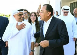 رئيس الوزراء يتفقد فندق "بورتالونا" ومشروع "وادي يم" التابعين لمجموعة "مدن القابضة" الإماراتية.