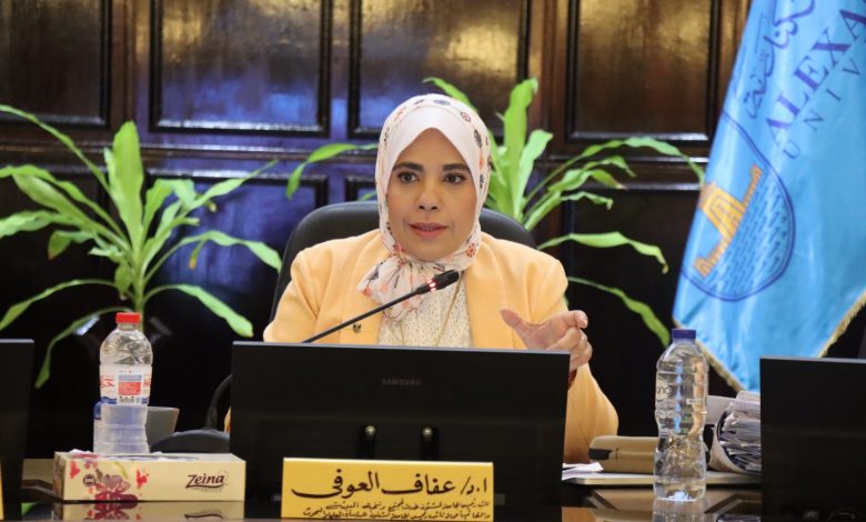 مجلس الدراسات العليا والبحوث بجامعة الإسكندرية يؤكد دعم الباحثين مع بدء العام الدراسي الجديد