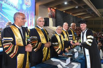 محافظ الإسكندرية يشهد احتفالية الأكاديمية العربية بتخريج 389 خريجًا وخريجة