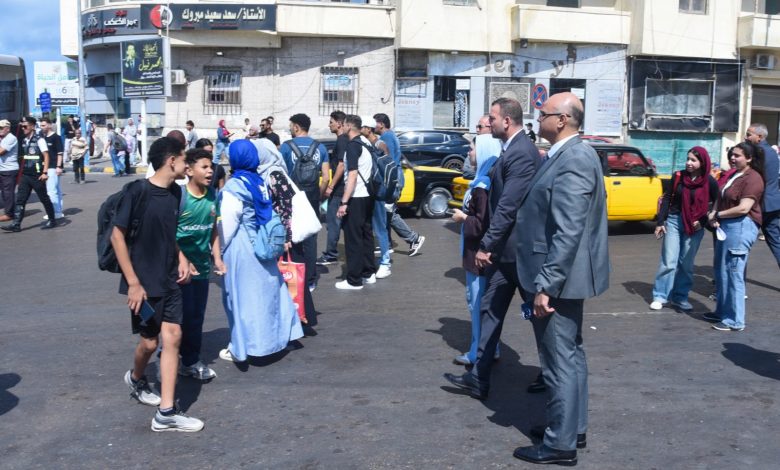 محافظ الإسكندرية يوجه هيئة نقل الركاب بالدفع بسيارات طوارئ إضافية لسرعة استيعاب تكدسات الطلاب محافظ الإسكندرية يوجه هيئة نقل الركاب بالدفع بسيارات طوارئ إضافية لسرعة استيعاب تكدسات الطلاب محافظ الإسكندرية يوجه هيئة نقل الركاب بالدفع بسيارات طوارئ إضافية لسرعة استيعاب تكدسات الطلاب