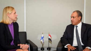وزير الخارجية يلتقي نظيرته الفنلندية على هامش أعمال الجمعية العامة للأمم المتحدة.