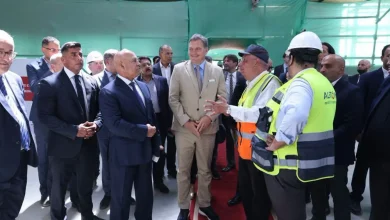 وزير النقل ونظيره الفرنسي يتفقدان مجمع الستوم الصناعي بمدينة برج العرب الجديدة.