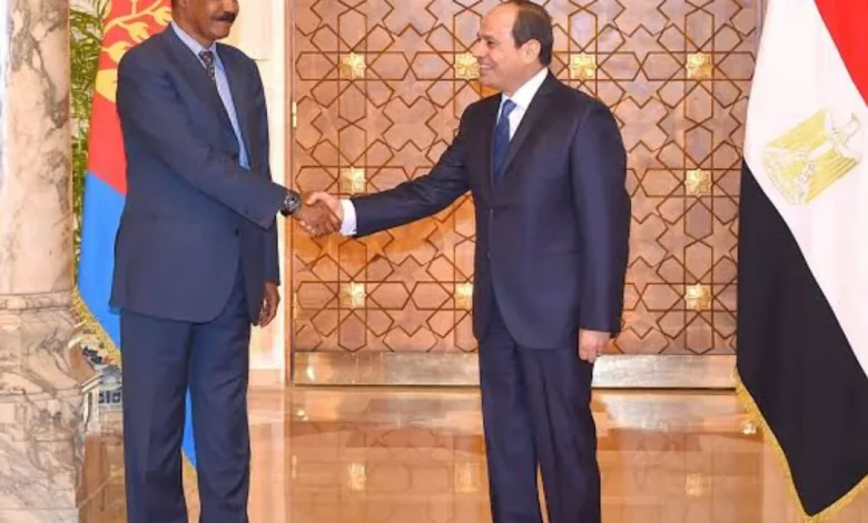 الرئيس السيسي يستقبل رئيس دولة إريتريا على هامش فعاليات منتدى العلمين- أفريقيا للأعمال