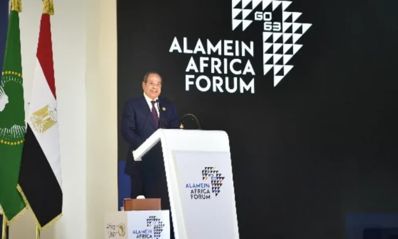 الرئيس السيسي: التنمية الإقتصادية لا تبنى في دول غير مستقرة