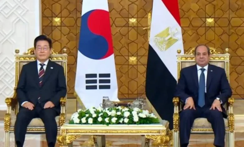 مصر وكوريا وحجم التبادل التجاري يصل الي 874 مليون دولار