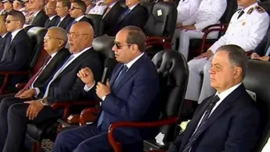 الرئيس السيسي للخريجين: خلوا بالكم من نفسكم وشغلكم أنتم بتمثلوا مؤسسة عريقة