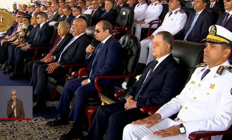 السيسي: حدودنا الجنوبية والغربية في خطر ومصر لن تتهاون