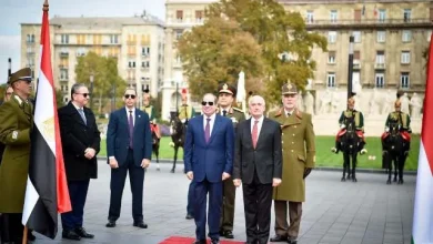 الرئيس السيسي التقي اليوم في بودابست بالرئيس المجري 