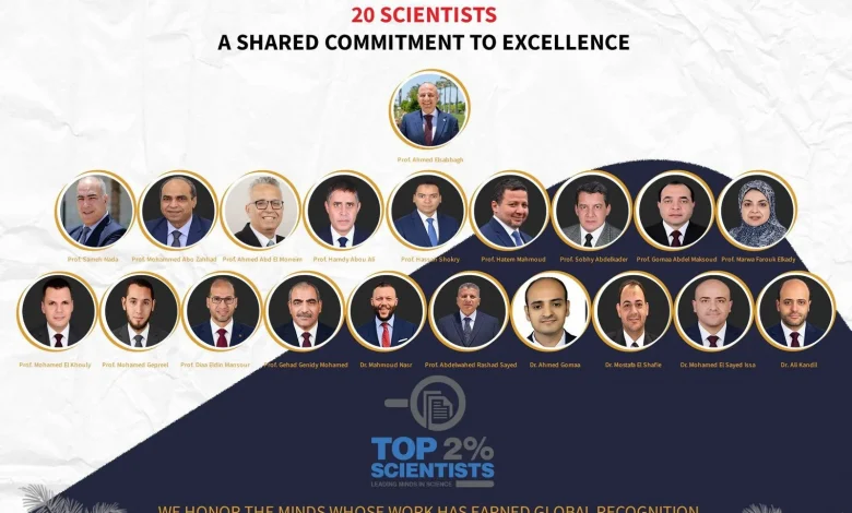 20 عالما من الجامعة المصرية اليابانية ضمن قائمة ستانفورد لأفضل 2% من علماء العالم في 2026