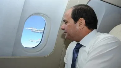 الرئيس السيسى غادر روسيا متوجآ  إلي المجر