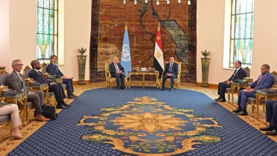 السيسي لجوتيريش: أمن السودان خط أحمر ولا حل بدون فلسطين