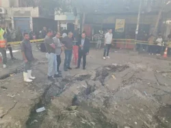 الجيزة: هبوط مفاجئ بطريق رئيسي في مدينة أبو النمرس